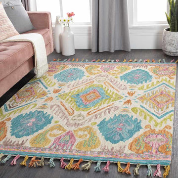 Emmarksworth Bohemian/Global Area Rug